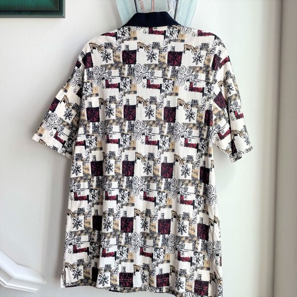 Vintage Printed Graphic Polo Shirt - Picture 4 of 4